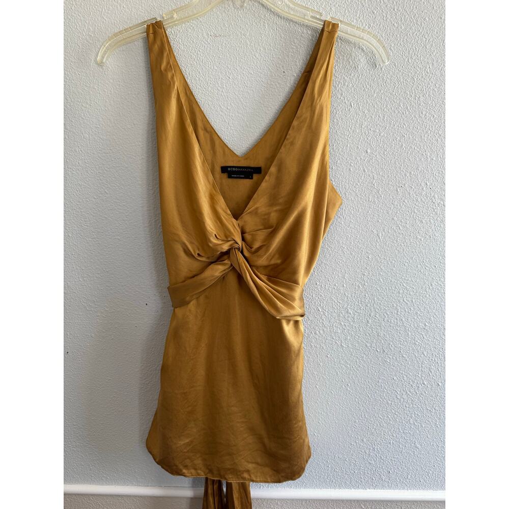 Y2K BCBG Silk Wrap Top Size L